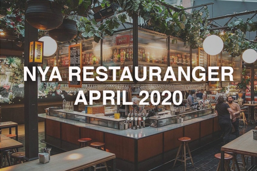 Nya restauranger i April 2020 på godsmak.se